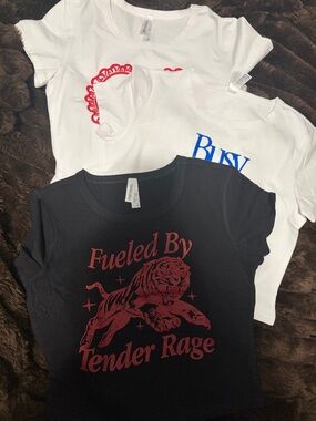 New Pebby Forevee Crop Tees